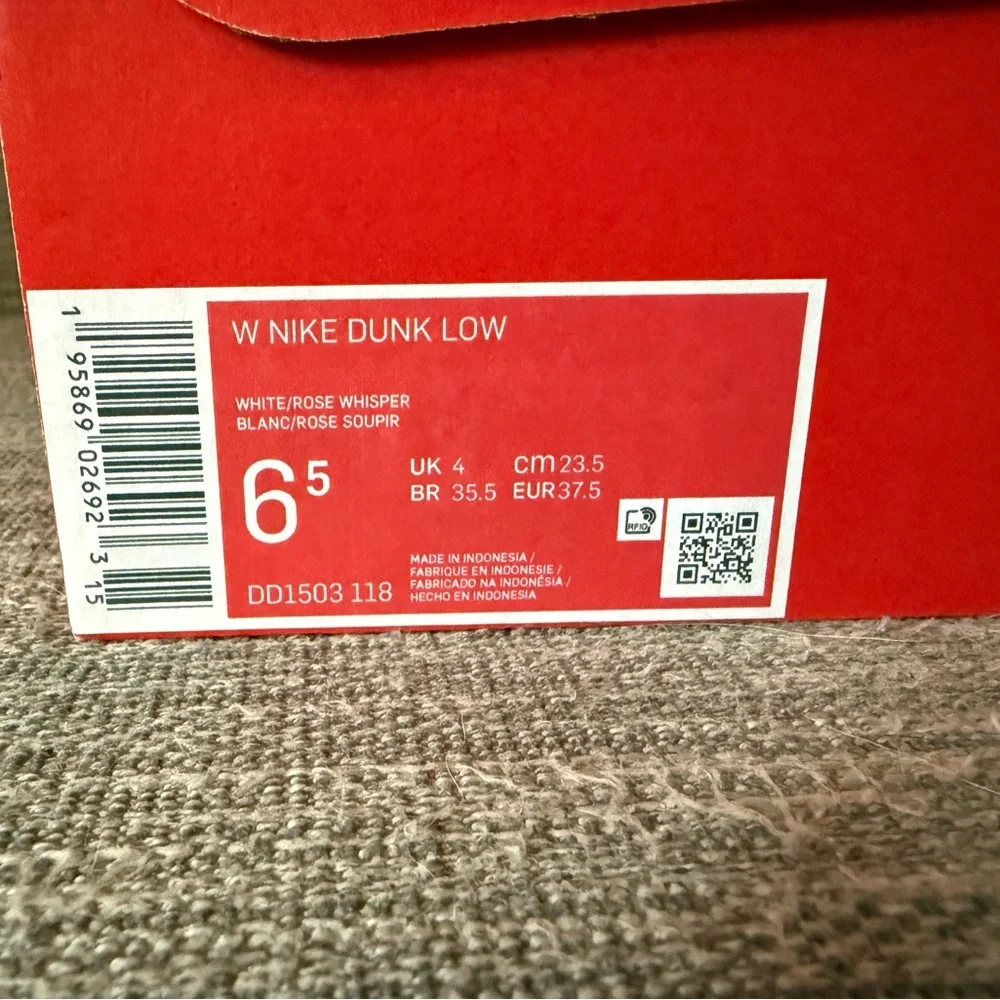 Nike Women's Beige and White Sneakers - Picture 2 of 4